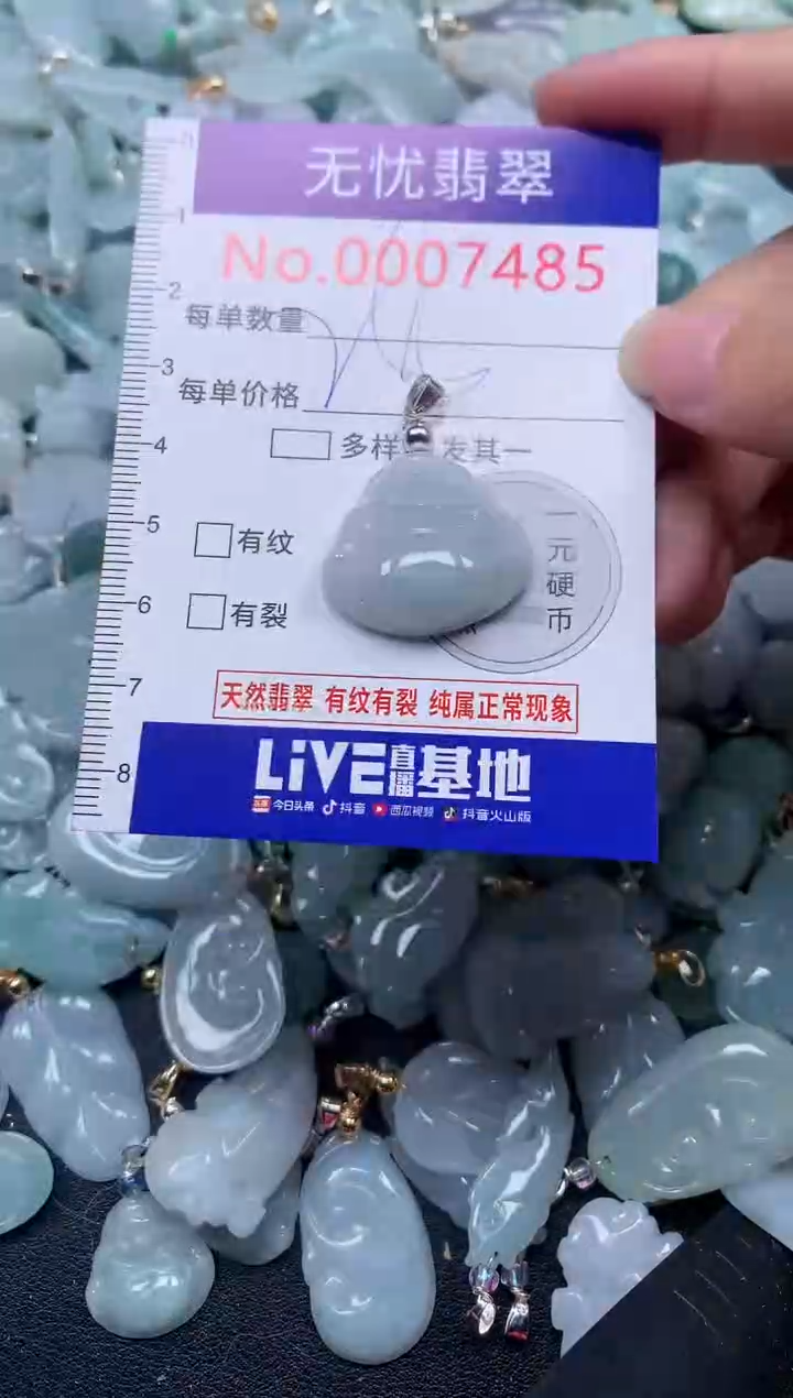 颈饰未镶嵌翡翠7485