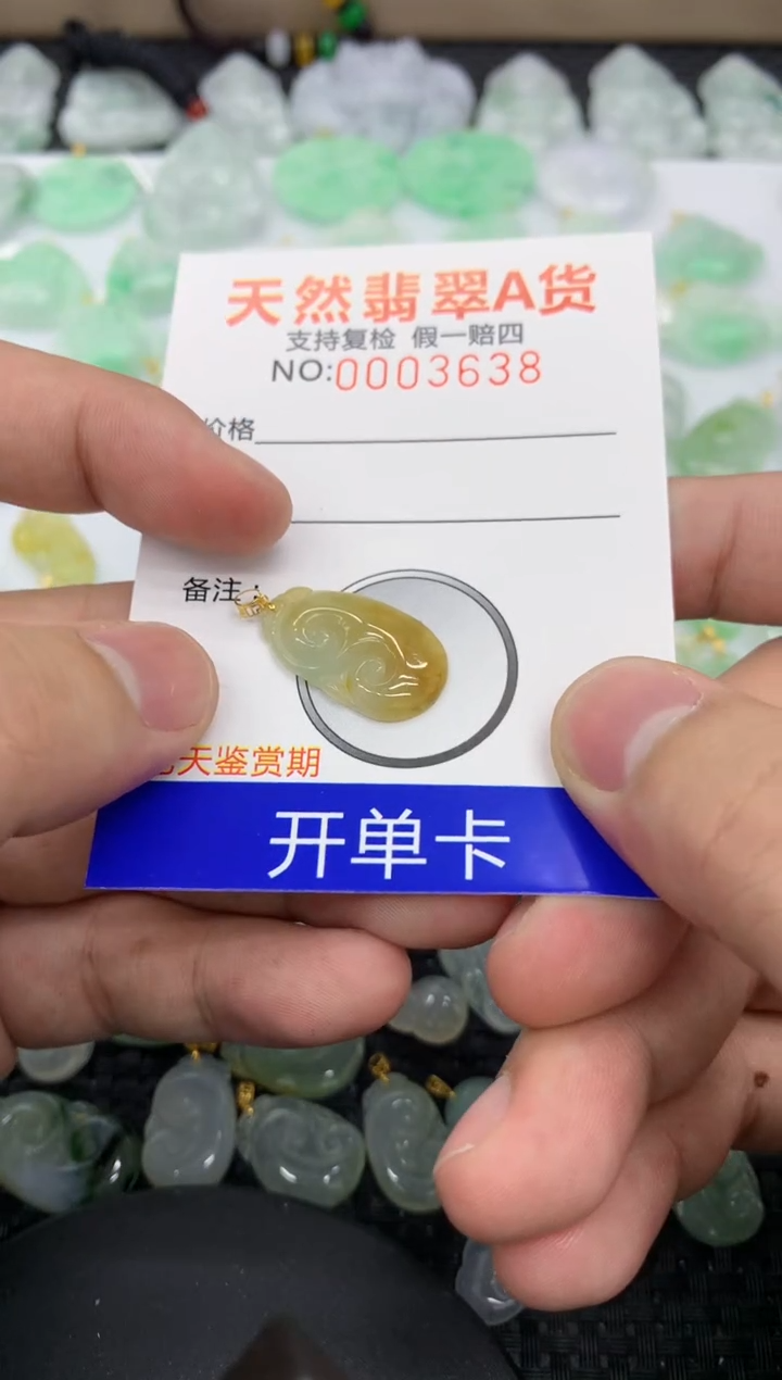 【闪购商品】翡翠颈饰18K金镶嵌111111111111
