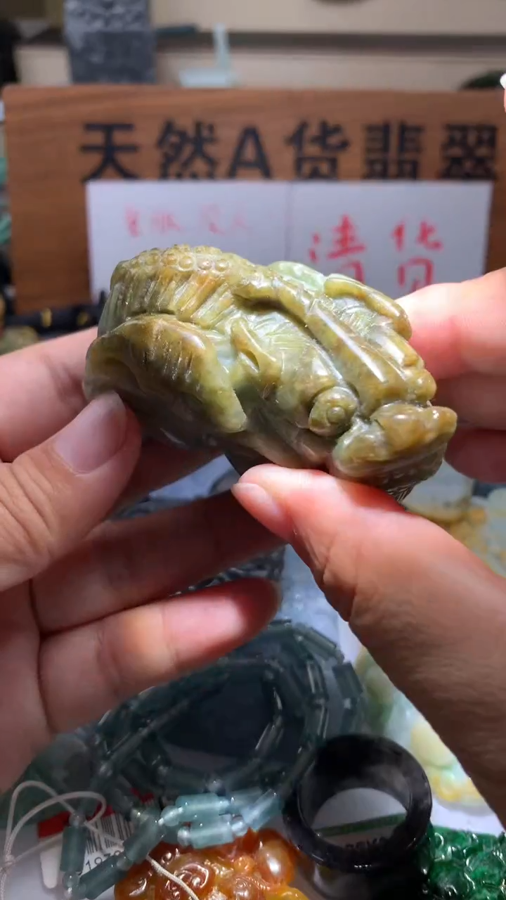 【闪购商品】翡翠颈饰未镶嵌保真天然A货翡翠