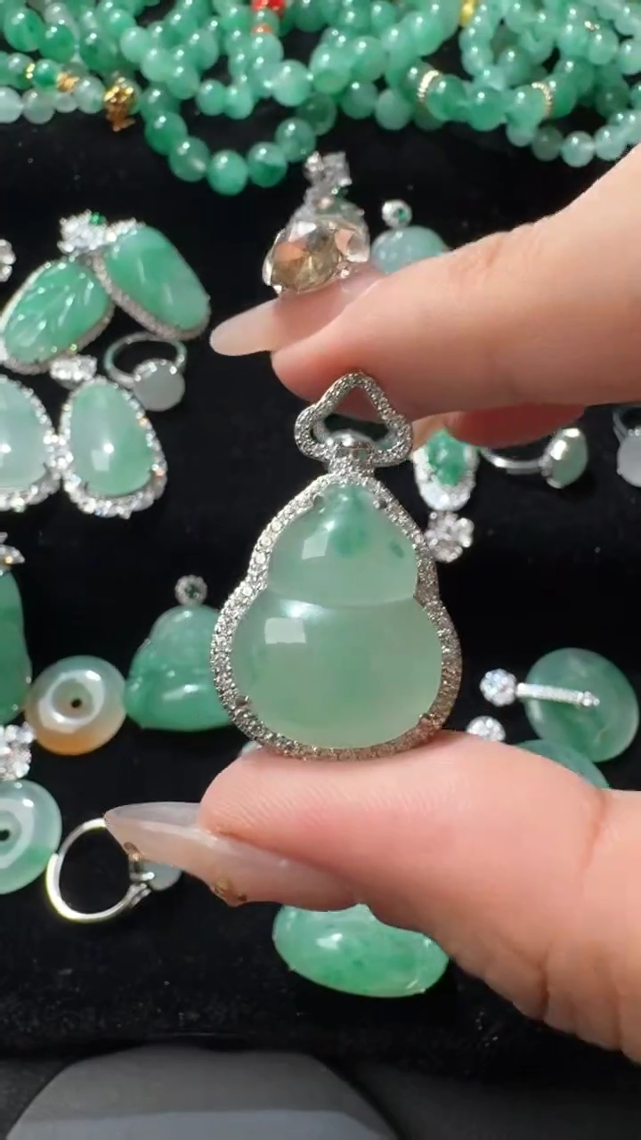 吊坠(不含链)未镶嵌石英质玉葫芦