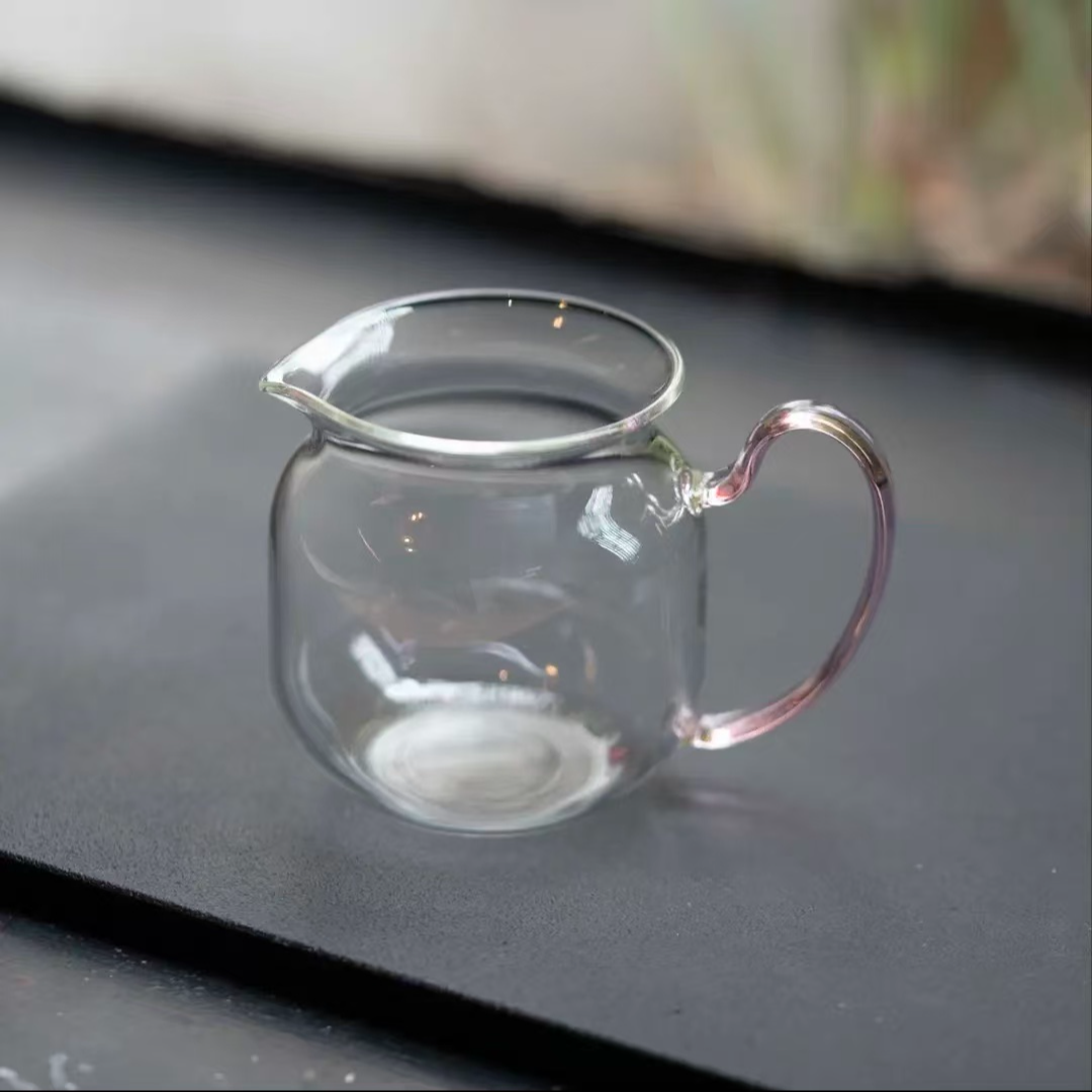 东方器韵-晶焱【圆满公杯·浅粉】高硼硅玻璃纯手工耐高温-晶焱专场