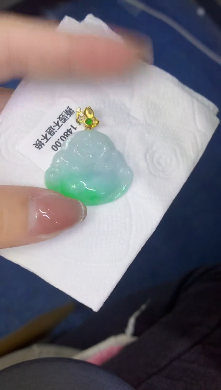 颈饰未镶嵌翡翠缅甸天然翡翠A货249