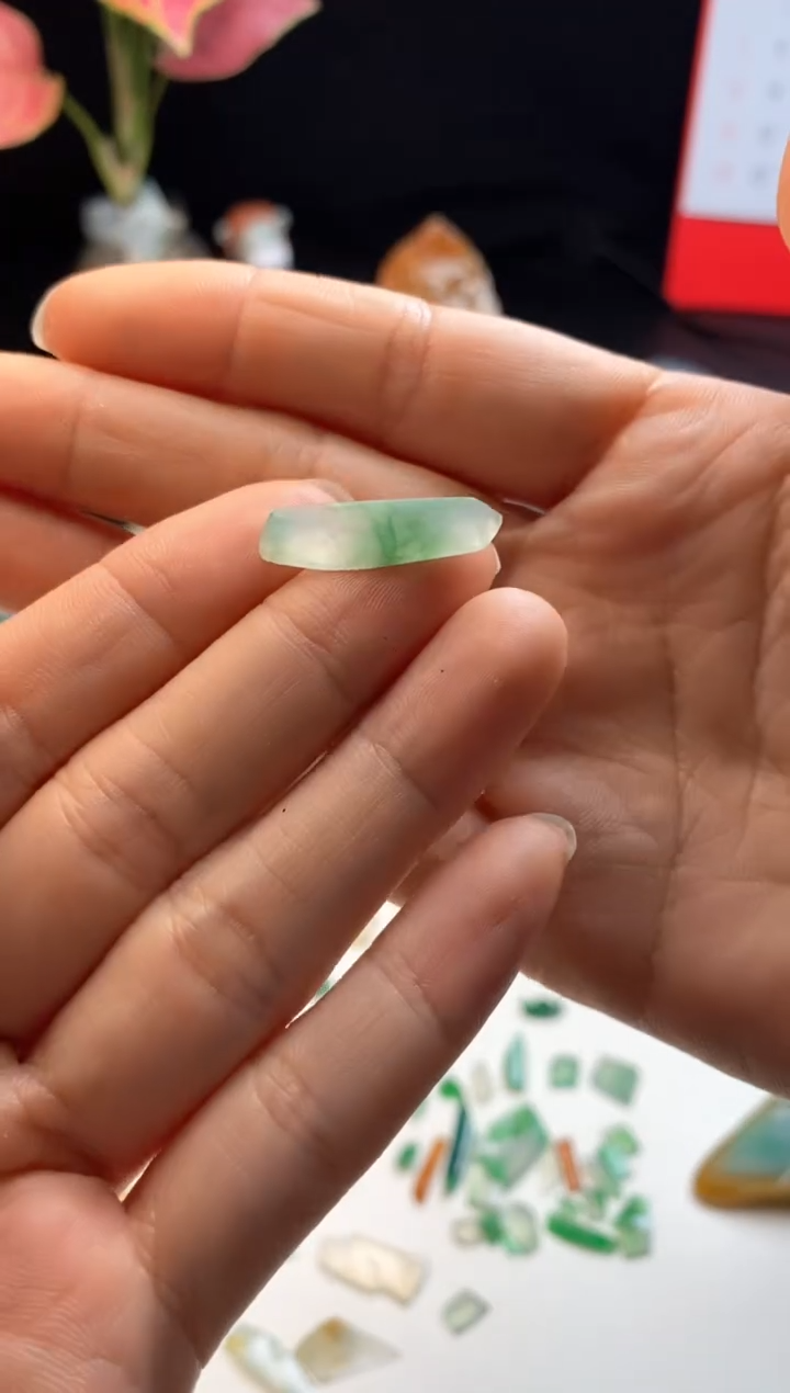 未镶嵌定制翡翠不***心翡翠片料定制未镶嵌12.13-3