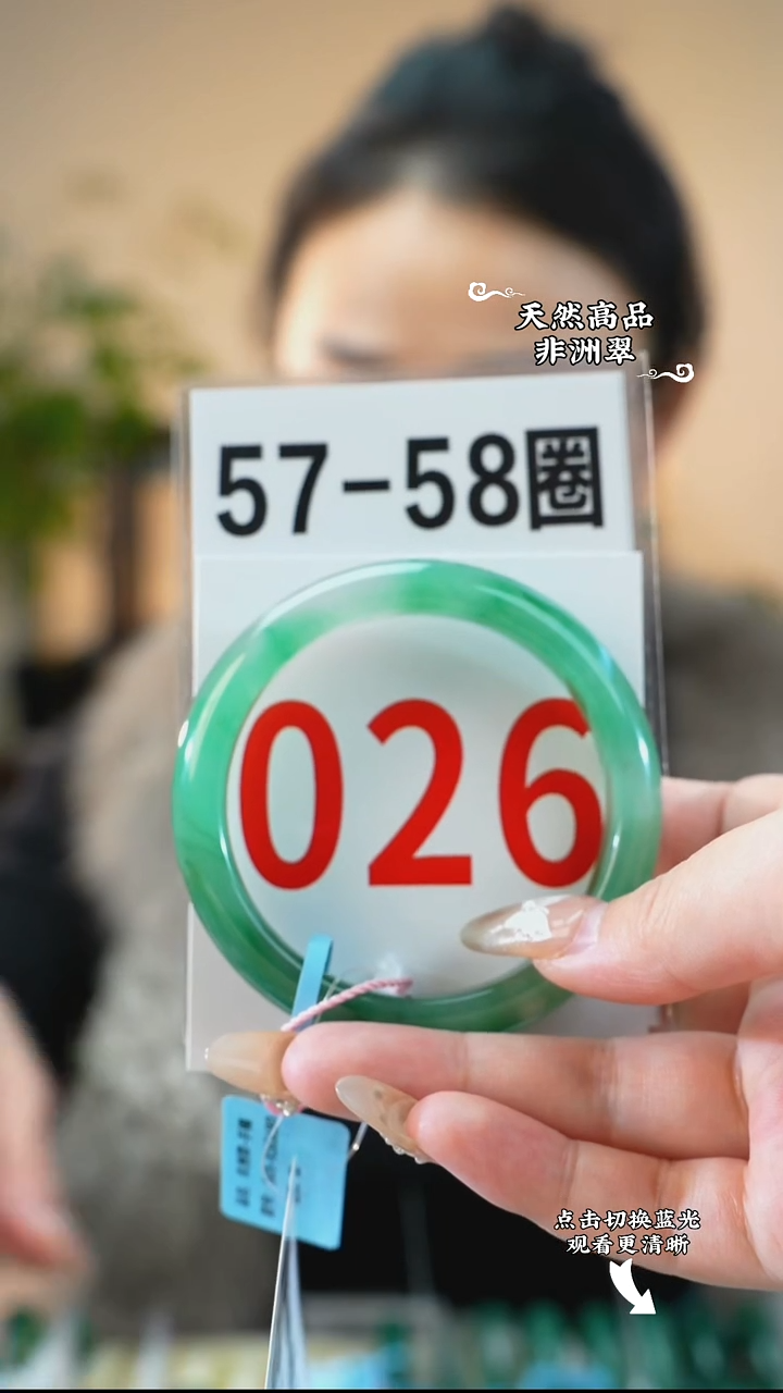 未镶嵌手镯石英质玉（非洲翠）5758