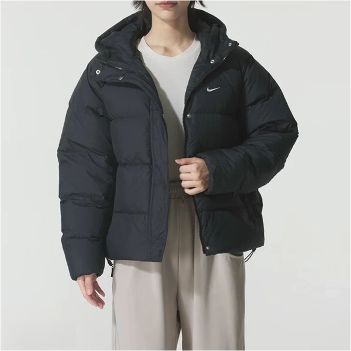 NIKE/耐克新黑糖奶芙运动潮流时尚休闲连帽羽绒服外套IH0728010