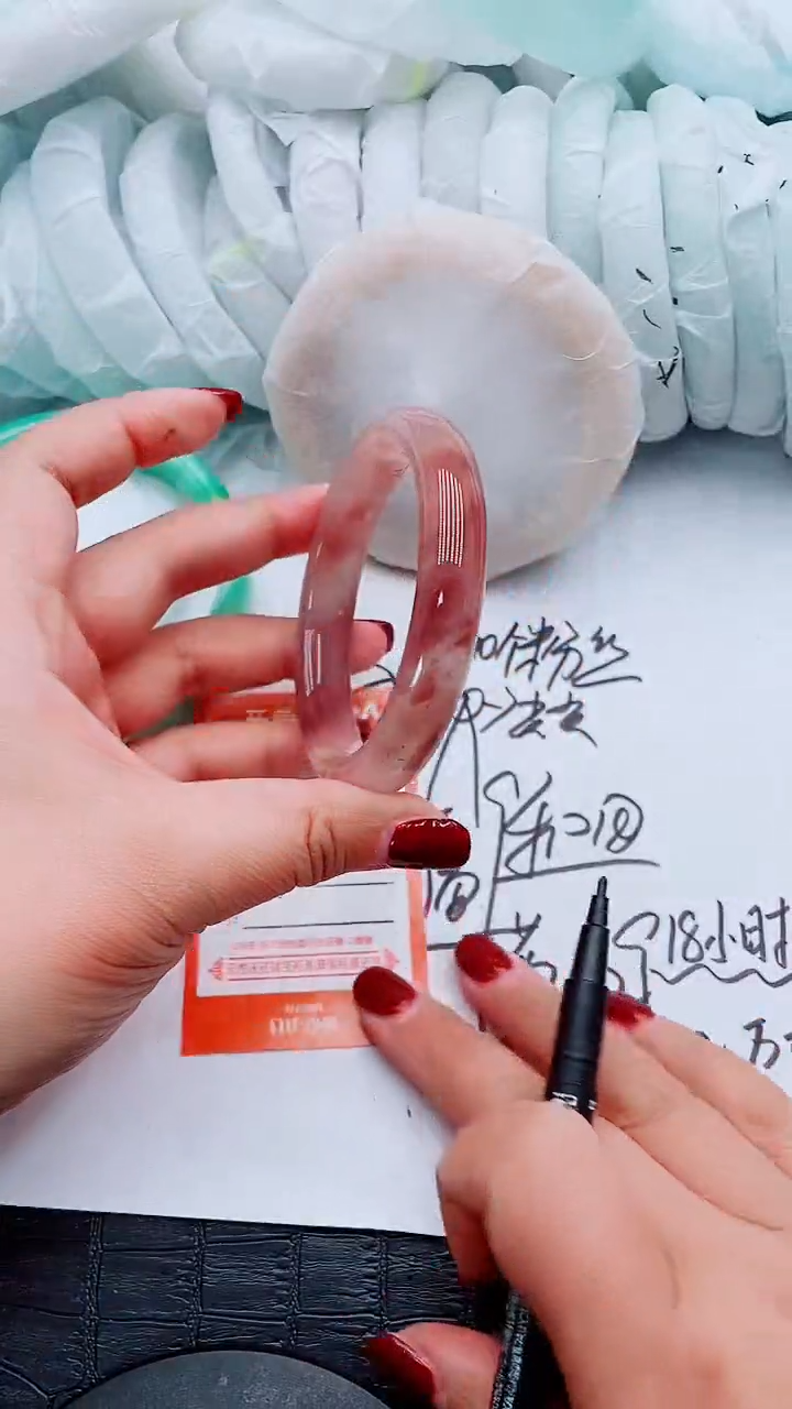 【闪购商品】石英质玉手镯未镶嵌Q131-60-61