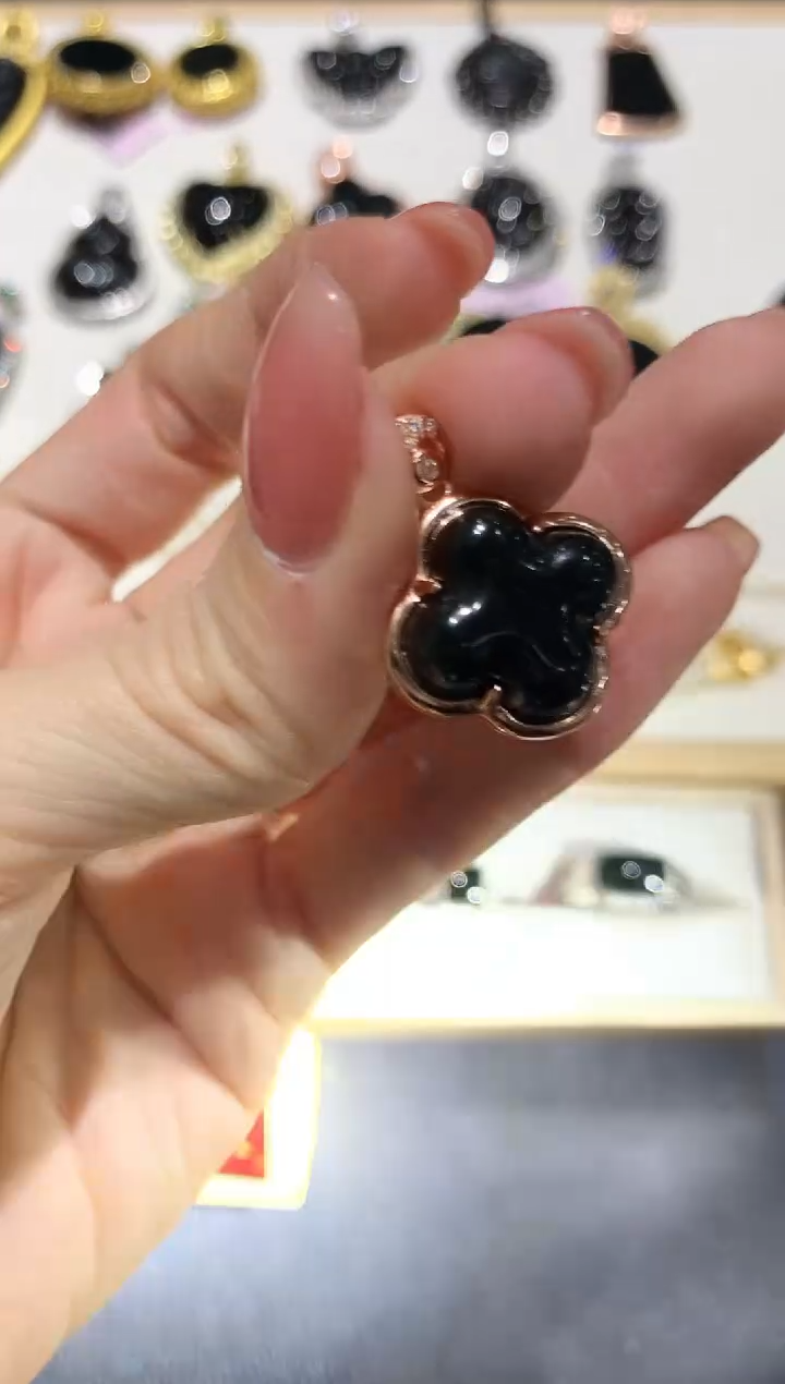 【闪购商品】翡翠吊坠(不含链)银S925镶嵌13多人多样性随机发货1件