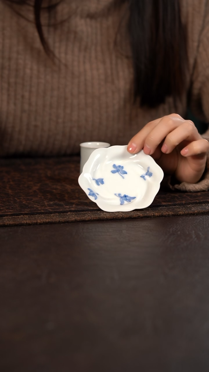 【闪购商品】杯聚澜堂兰花头杯垫