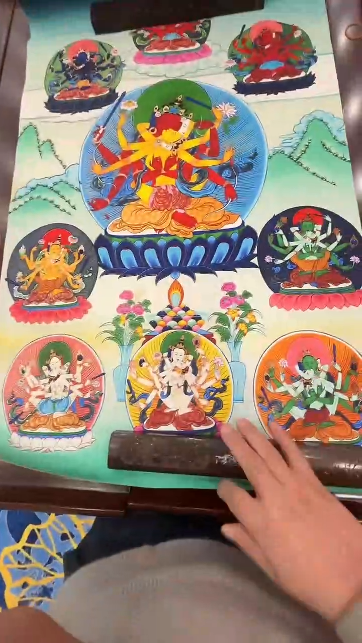 卷轴画唐卡16036