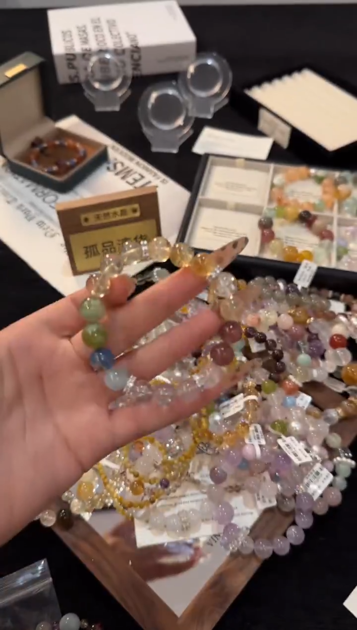 合金手链水晶多宝x1868