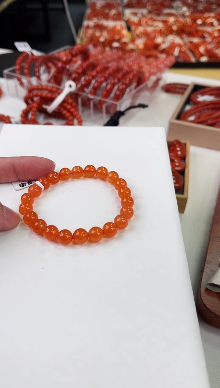 【闪购商品】南红玛瑙冰红手串8+未镶嵌一个/条