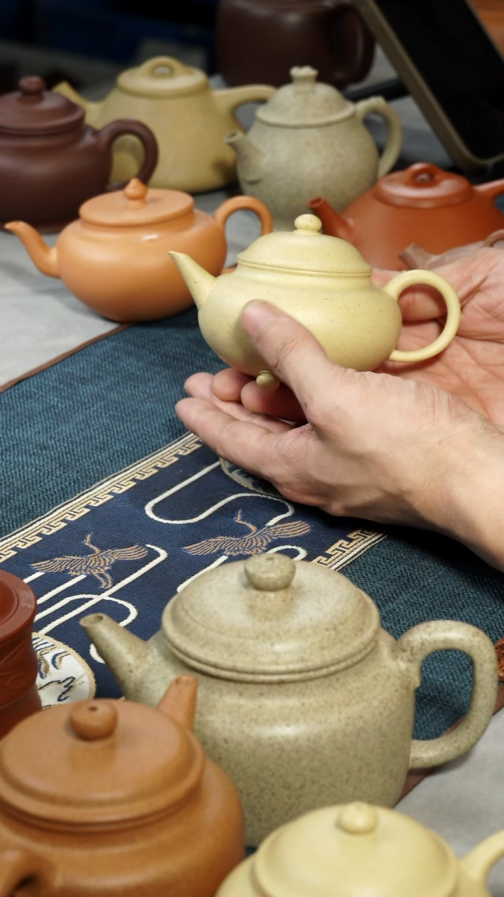 【闪购商品】紫砂茶壶绿泥水平茶壶茶壶