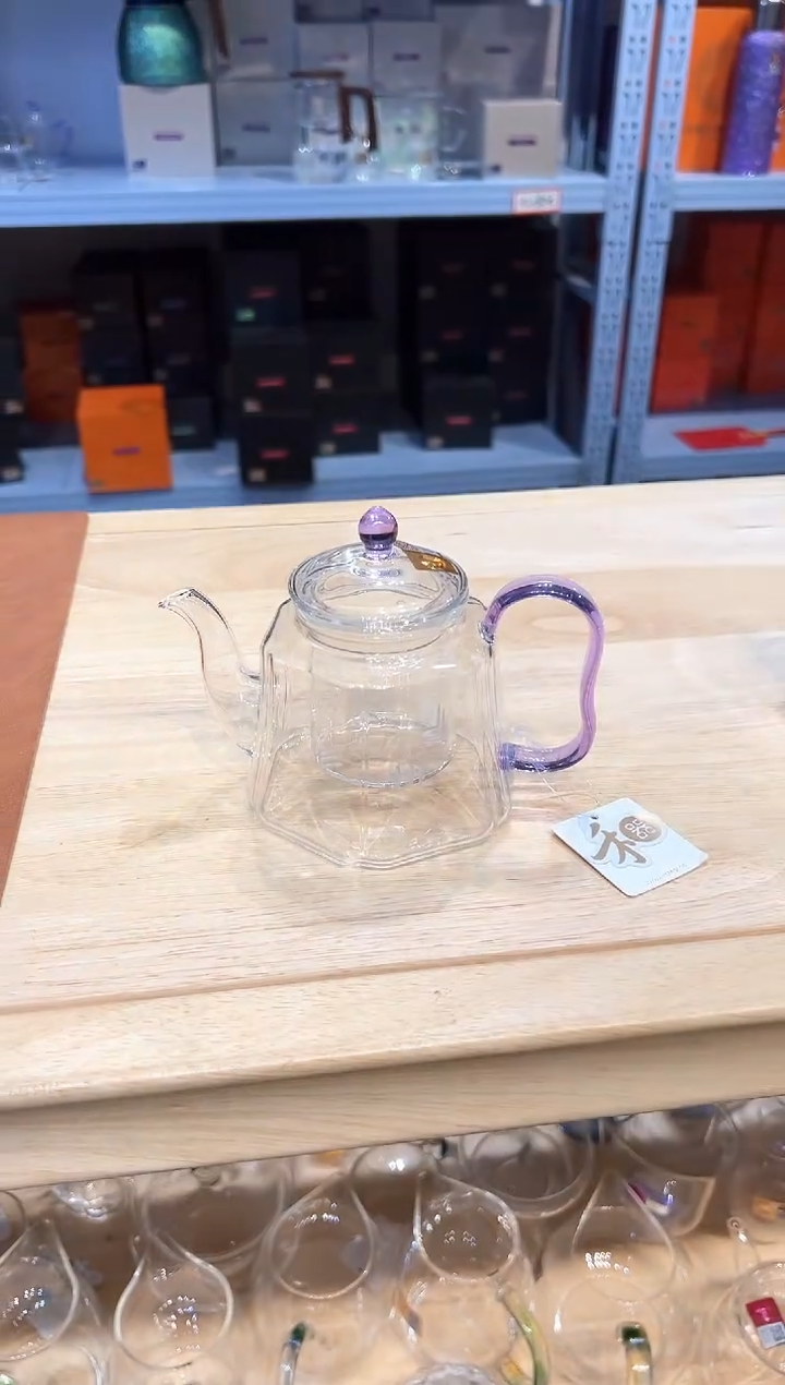 禾器锦瑞壶浅紫色