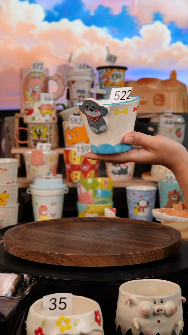 陶瓷双饮款景德镇手工陶瓷