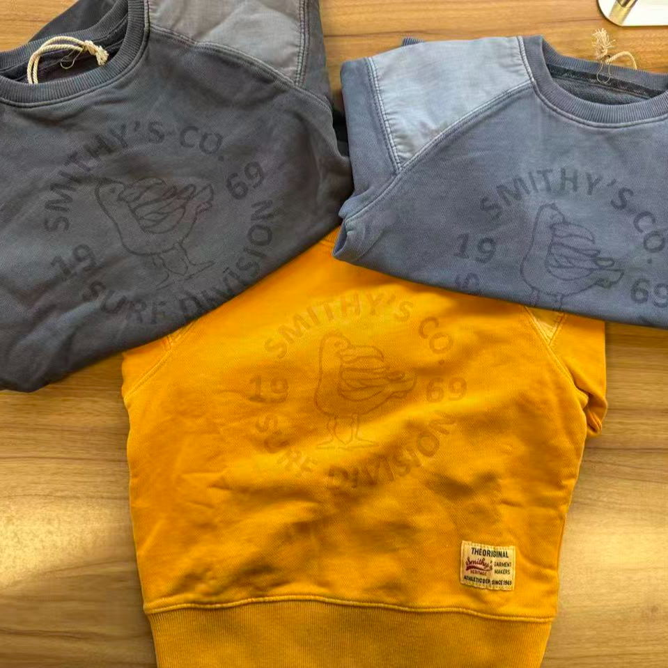 英单sm‘y三色套头卫衣童装