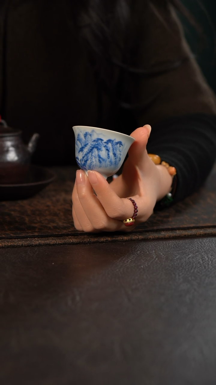 【闪购商品】杯聚澜堂重工山水小铃铛杯69号