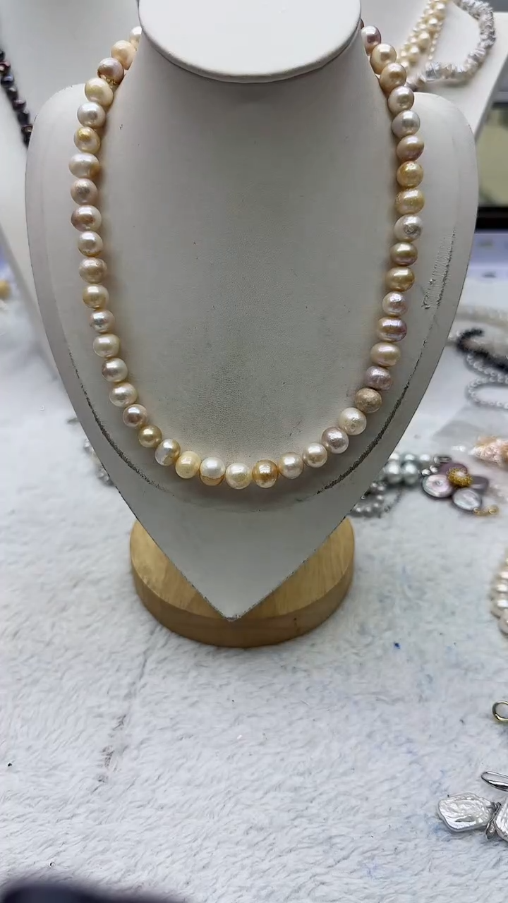淡水珍珠未镶嵌套链18
