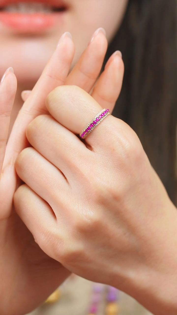 18K金镶嵌苏纪石（舒俱来）戒指42