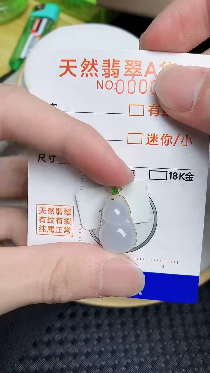 【闪购商品】翡翠颈饰18K金镶嵌876786786