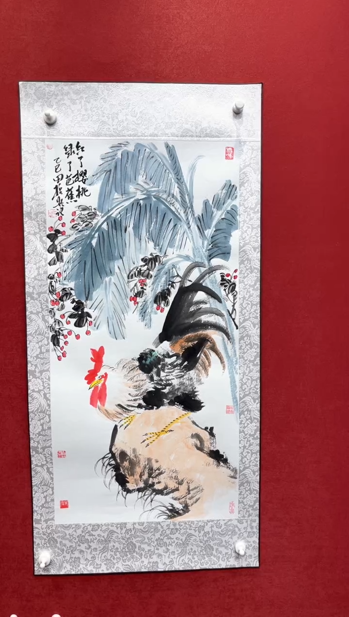 国画田哲老师现场创作 15