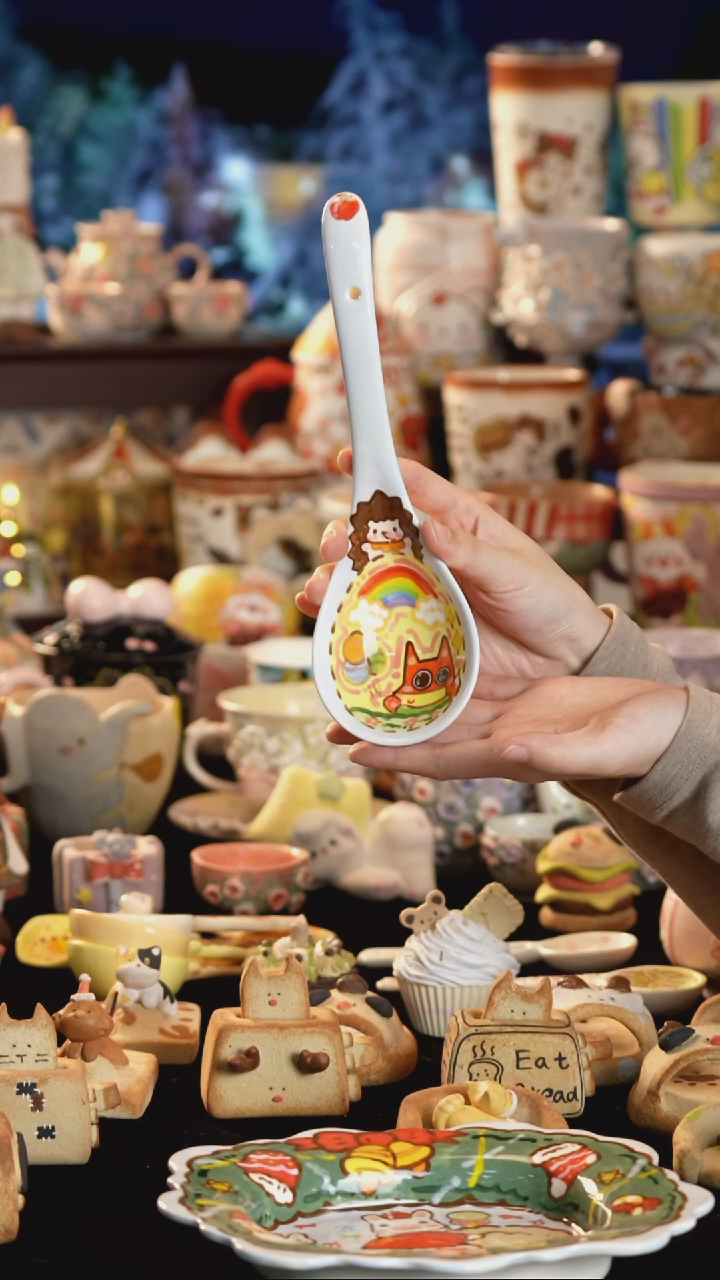 其他陶景德镇釉下彩手绘设计师款陶瓷