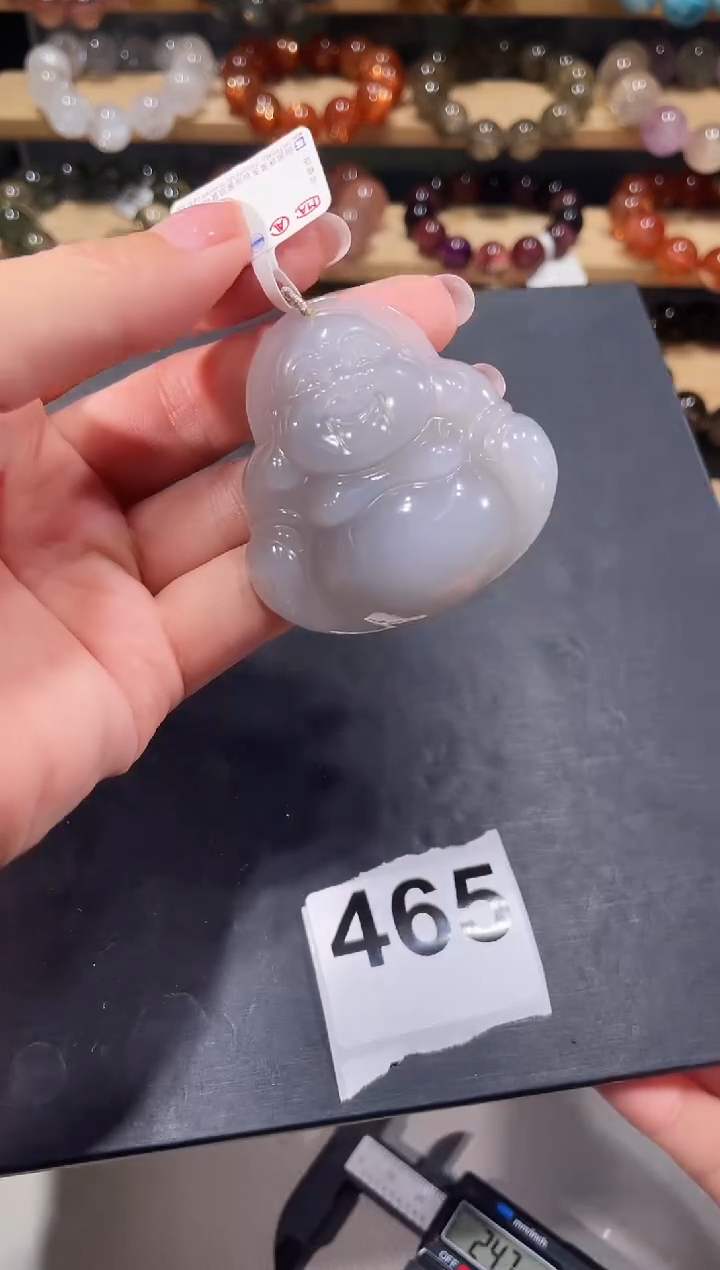 未镶嵌手链和田玉A465和田玉佛公吊坠