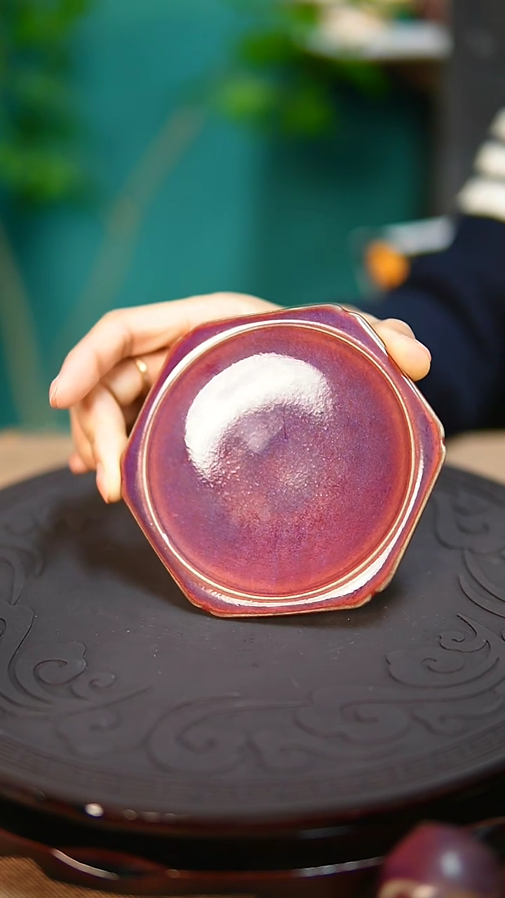 【闪购商品】杯钧尚源原矿钧瓷红藤杯垫