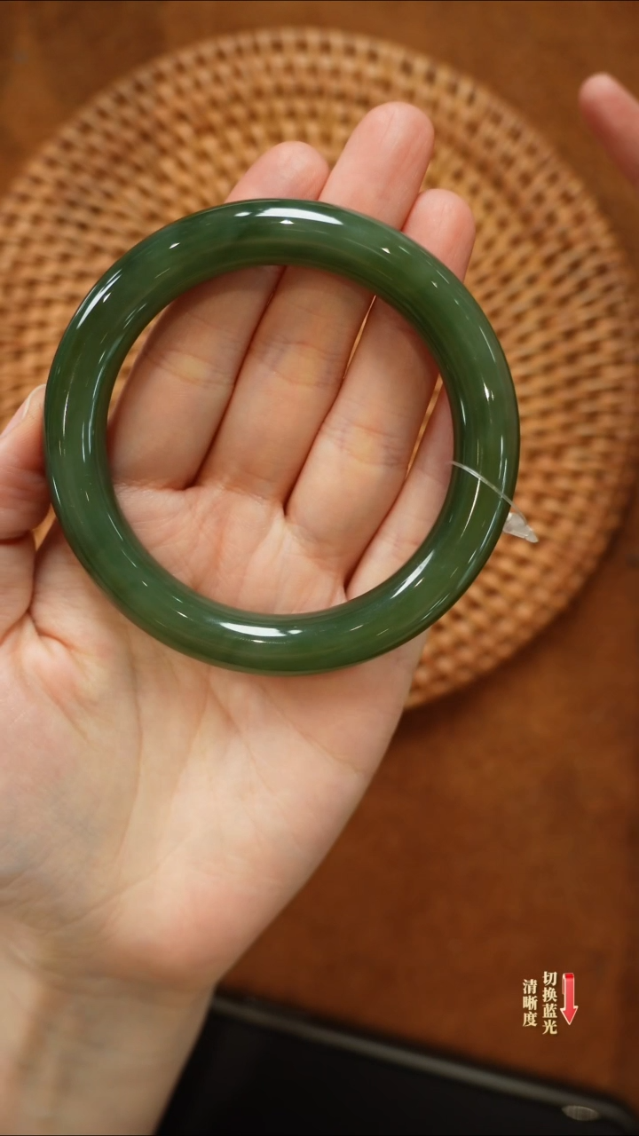 【闪购商品】和田玉手镯未镶嵌 0207-046（58圈口）