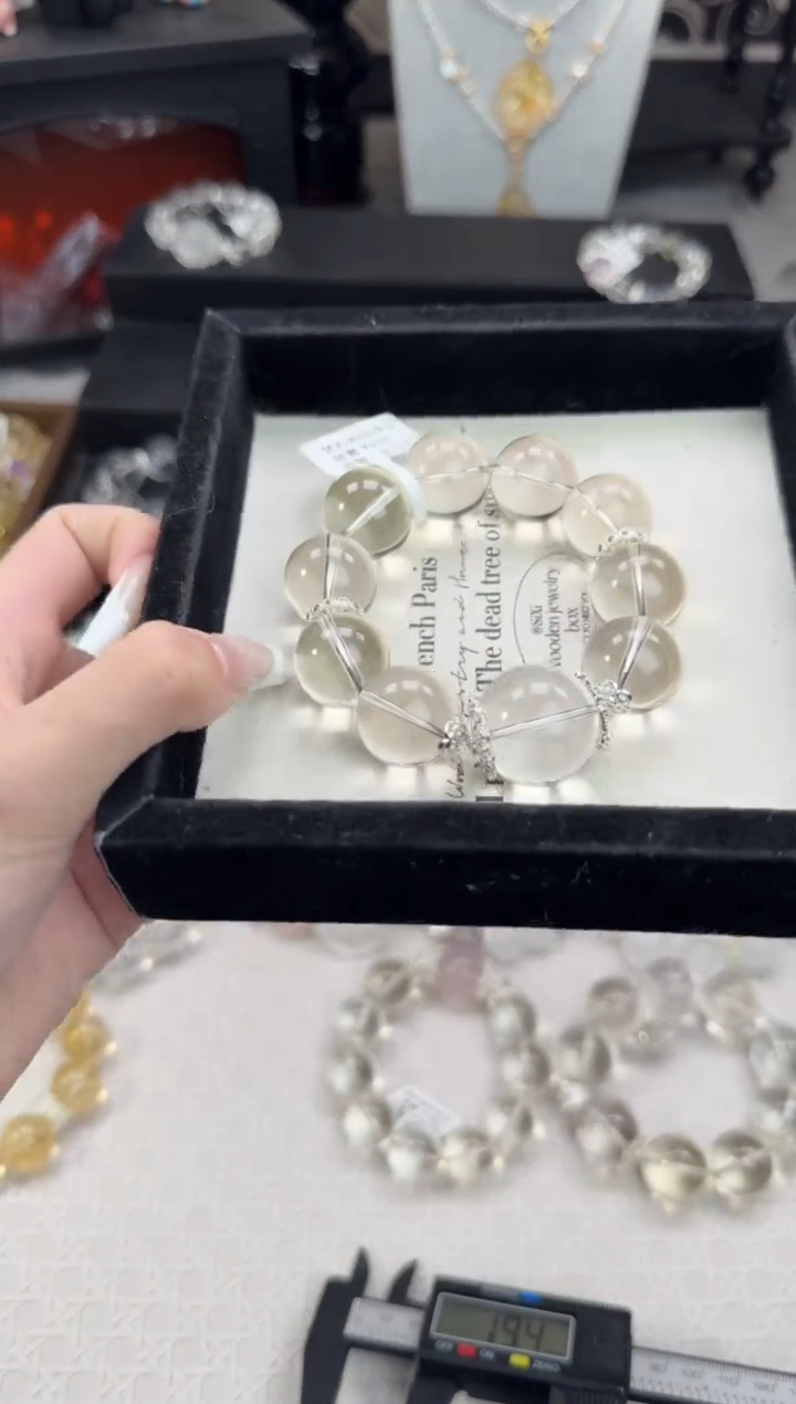 水晶手链未镶嵌天然水晶 多样性发货