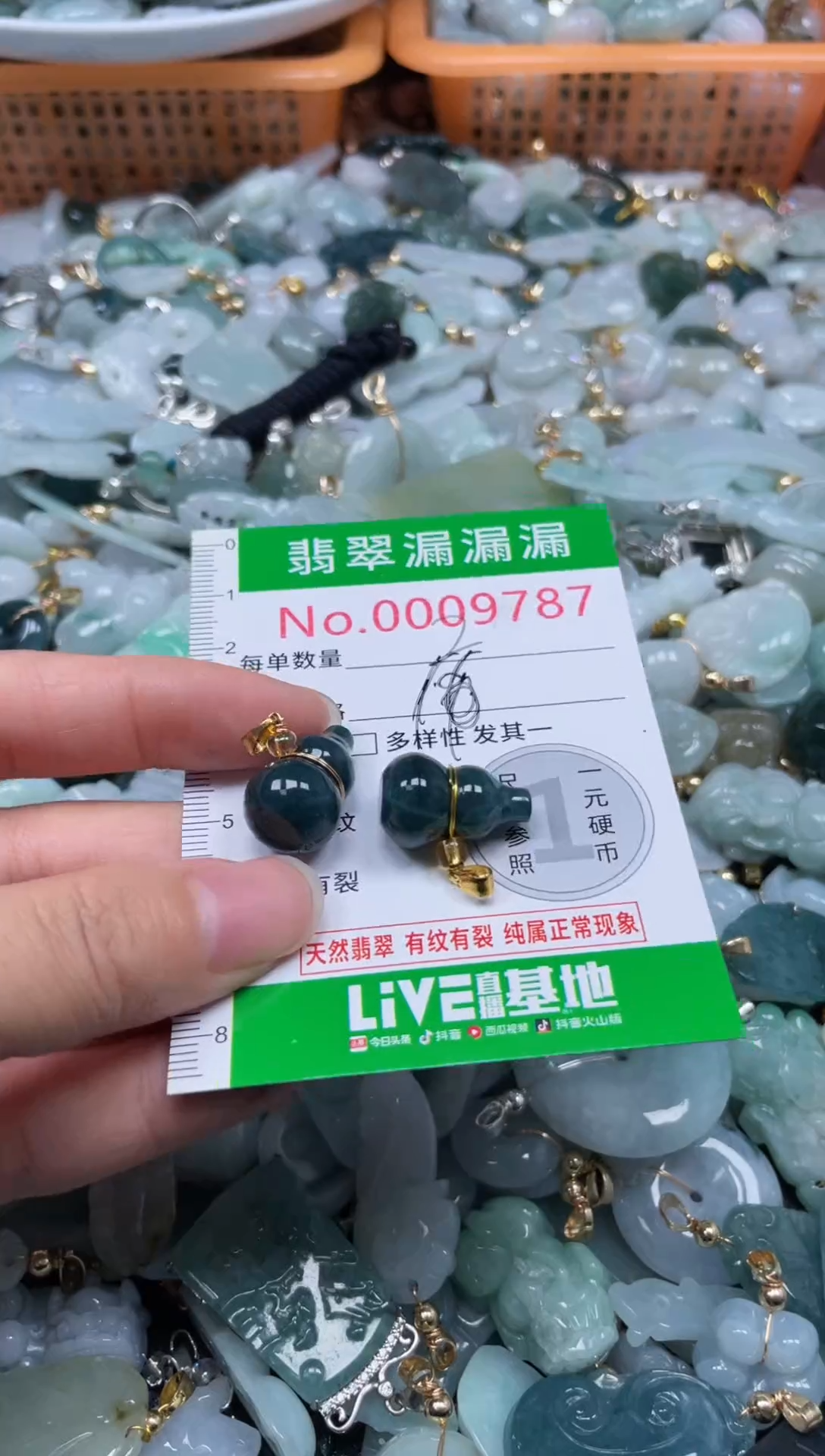 颈饰未镶嵌翡翠9787