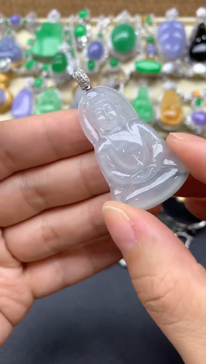 【闪购商品】翡翠颈饰18K金镶嵌290-中国好珍宝