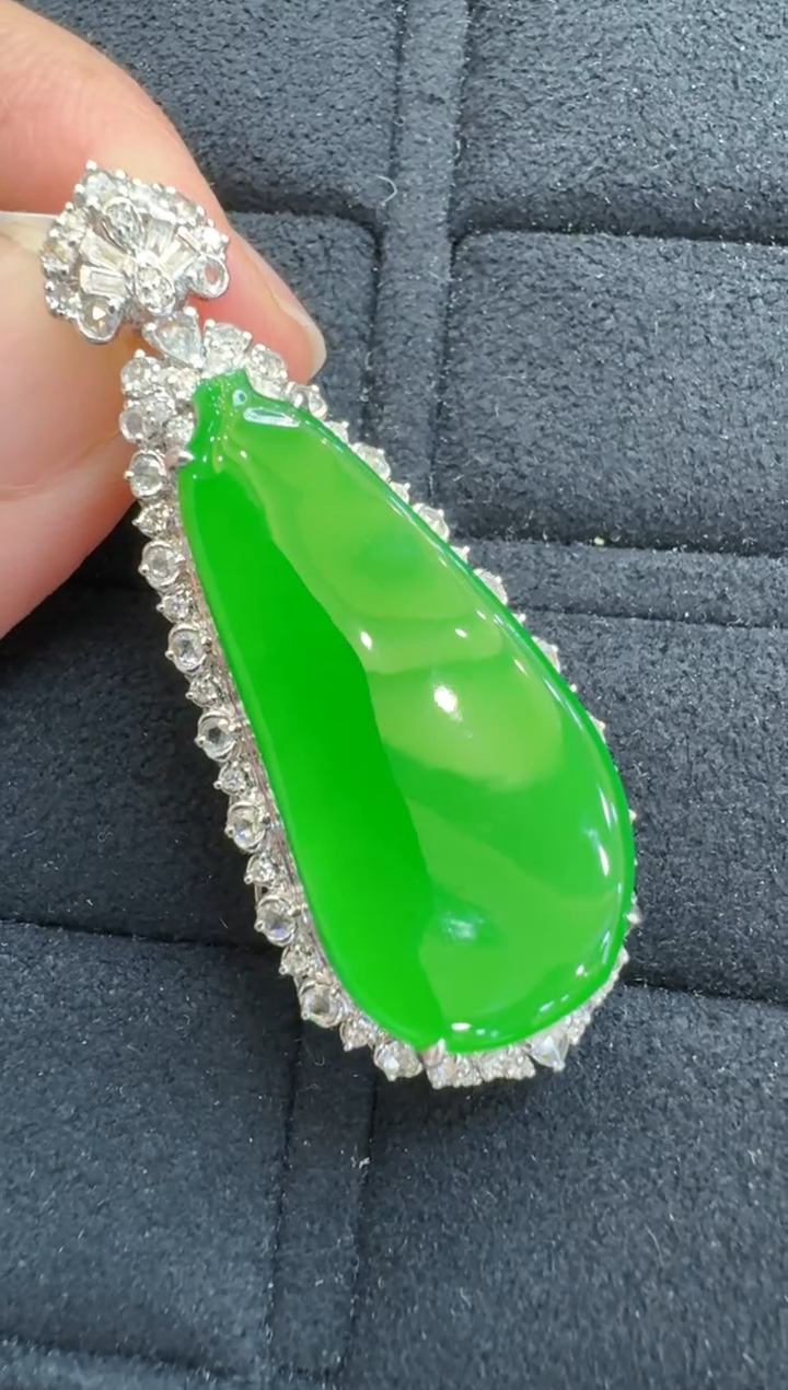 【闪购商品】翡翠吊坠(不含链)18K金镶嵌多样性团购发一件