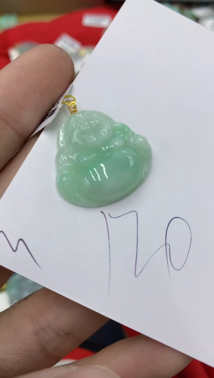 【闪购商品】翡翠颈饰18K金镶嵌号链接111111