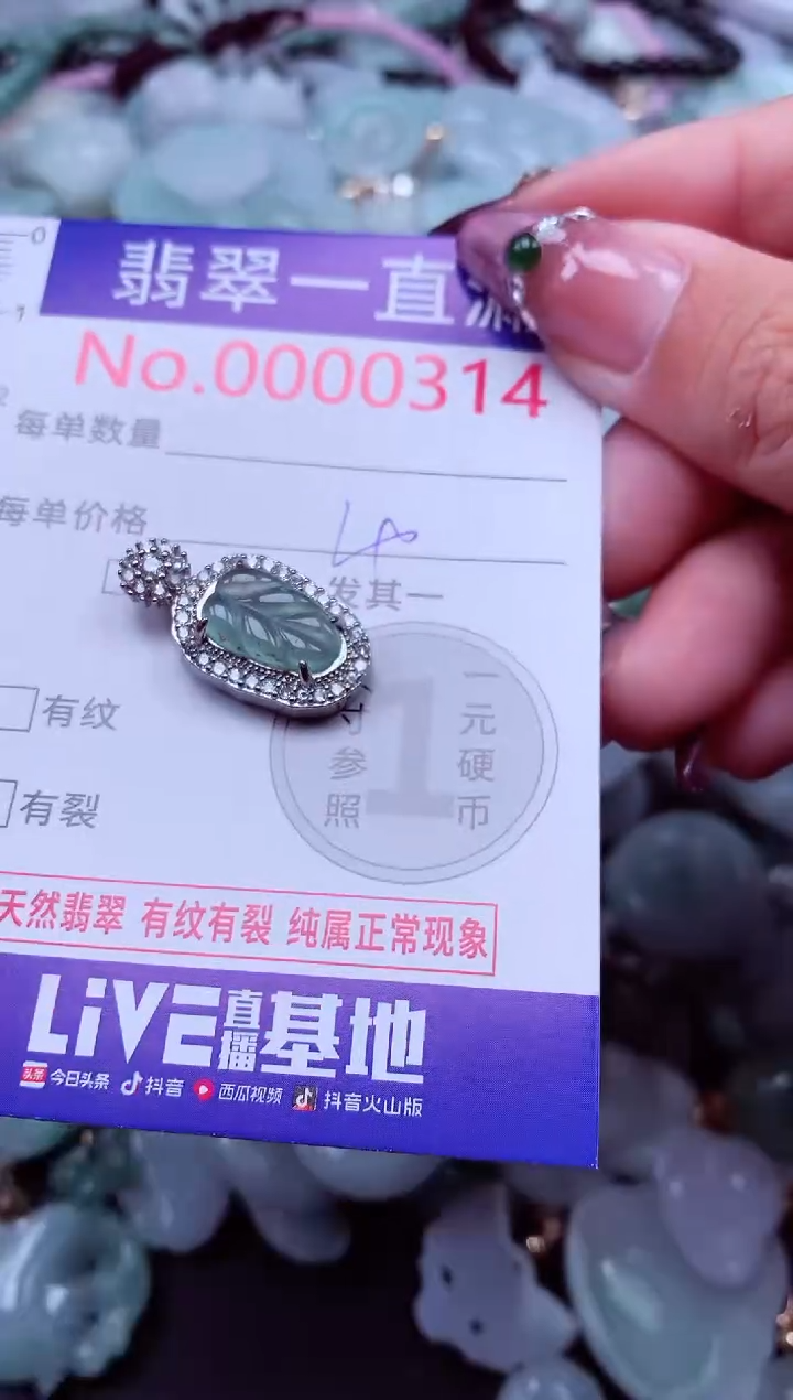颈饰未镶嵌翡翠314