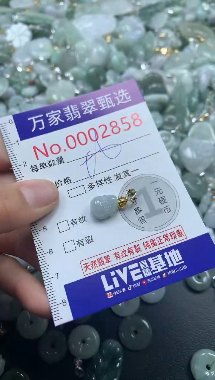 吊坠(不含链)未镶嵌翡翠2858