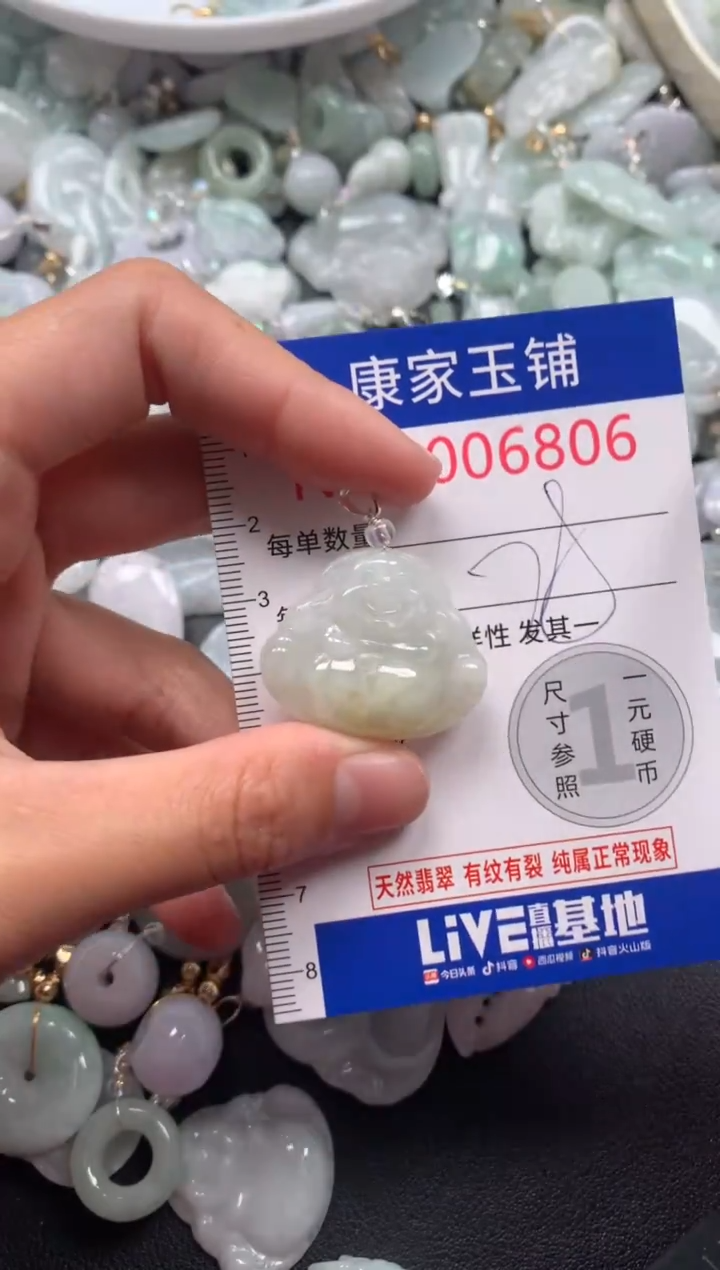 颈饰未镶嵌翡翠6806
