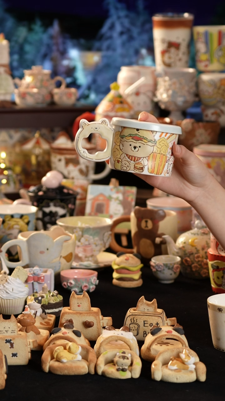 其他陶景德镇釉下彩手绘设计师款陶瓷