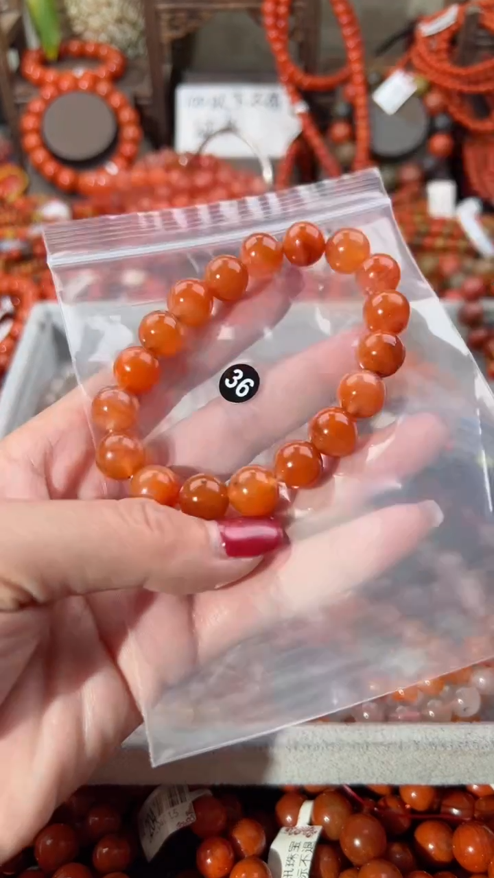 【闪购商品】南红玛瑙手串未镶嵌11