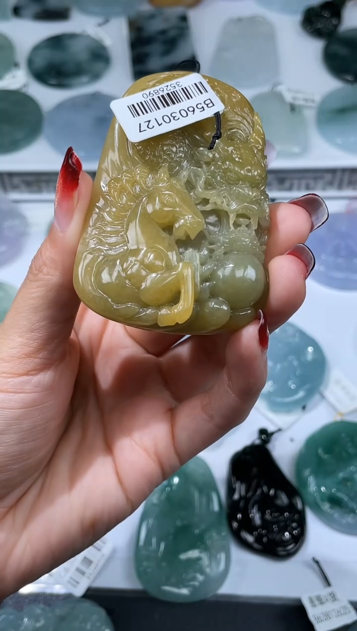【闪购商品】定制翡翠未镶嵌不退不换CMH1件-A