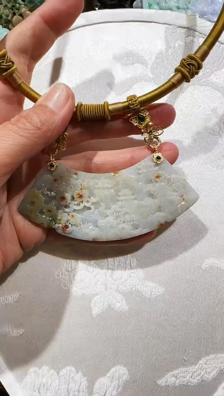 【闪购商品】翡翠颈饰未镶嵌国风