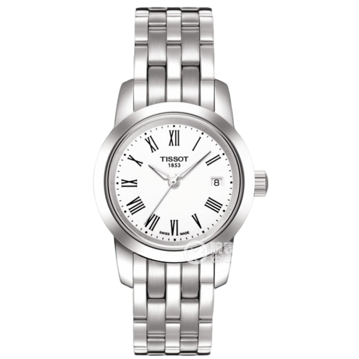 99新 Tissot/天梭 经典系列28MM经典白盘石英女表/仅试戴简约时尚
