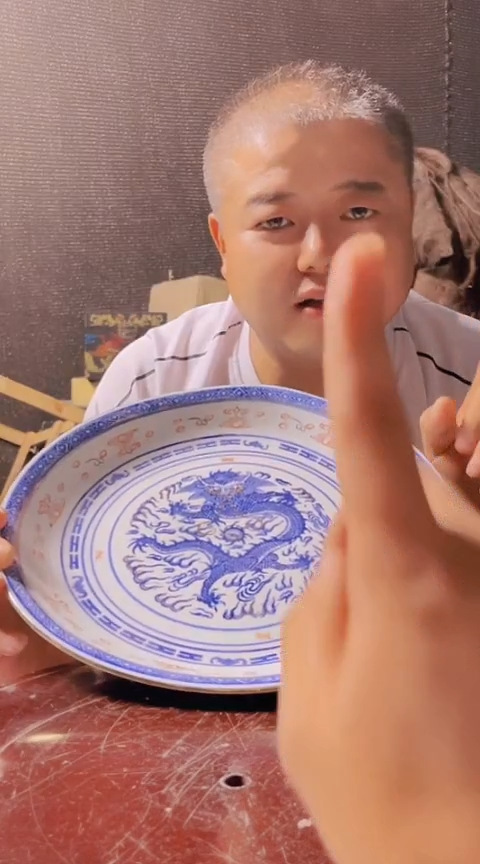 摆件景德镇陶瓷青花摆件67