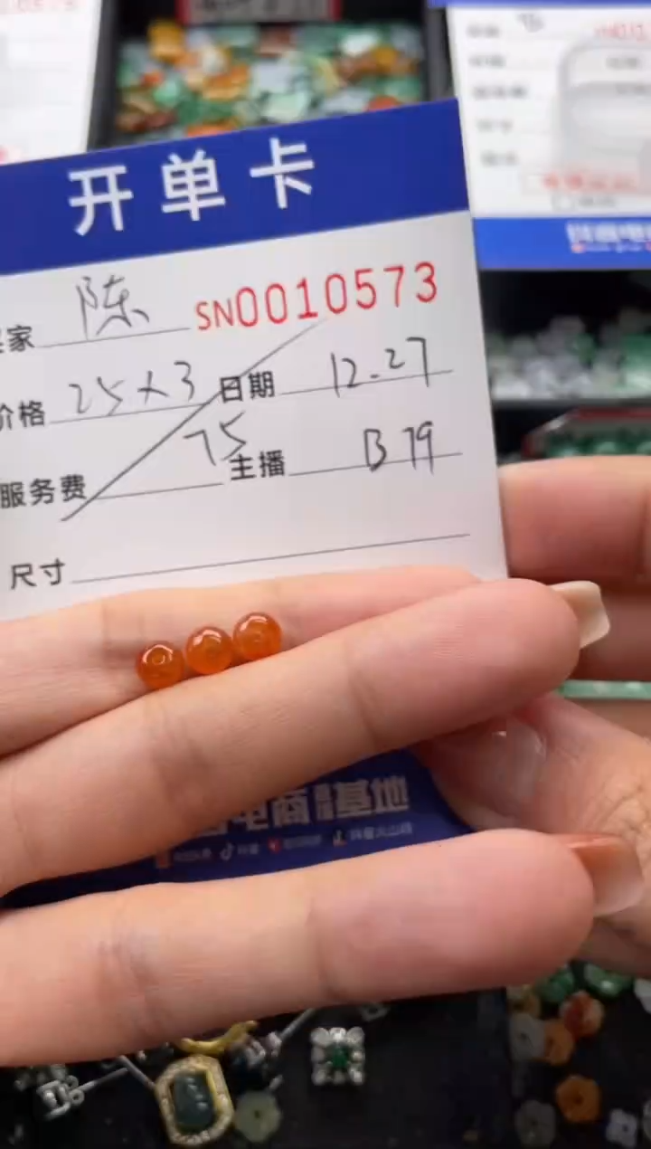 颈饰未镶嵌翡翠陈**妹10573