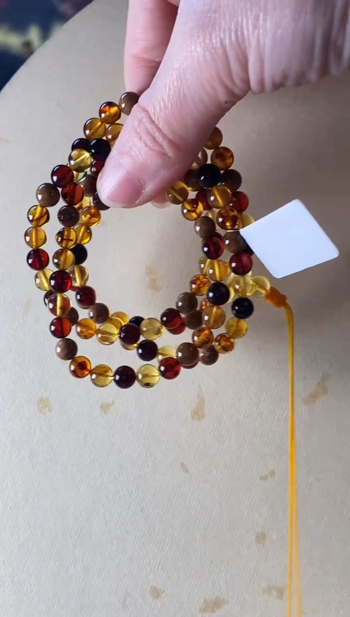 【闪购商品】琥珀颈饰未镶嵌多宝000000