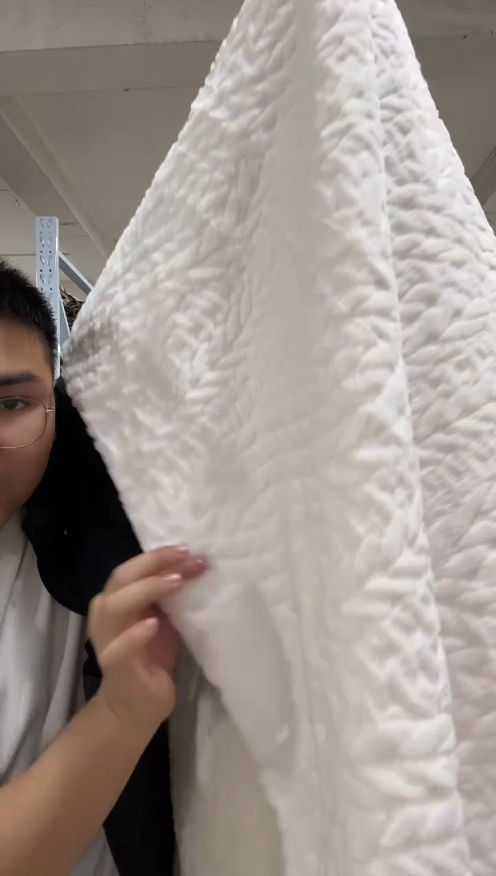 兔毛清货【2*2.3米被套】外贸原单毛毯底价清货拼手速