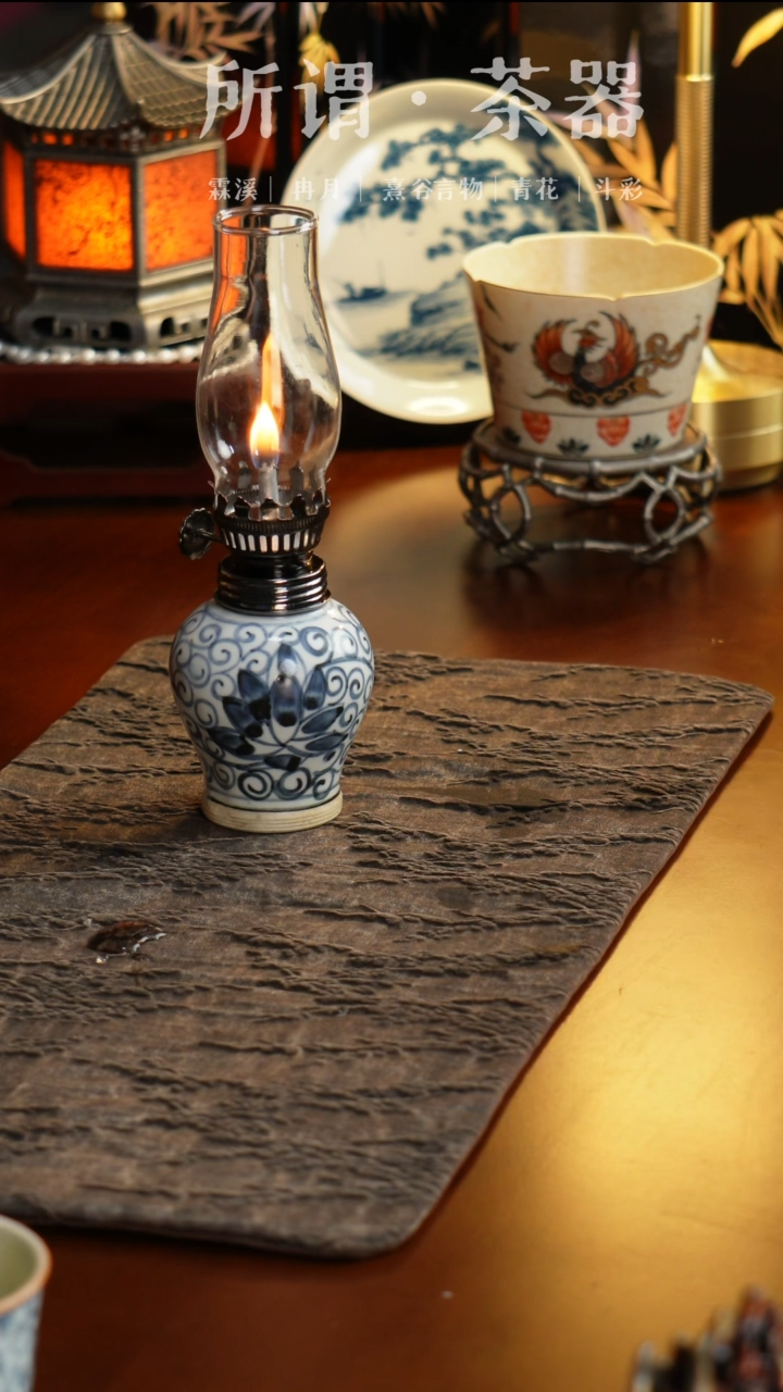 手绘酥油灯酥油灯荷花