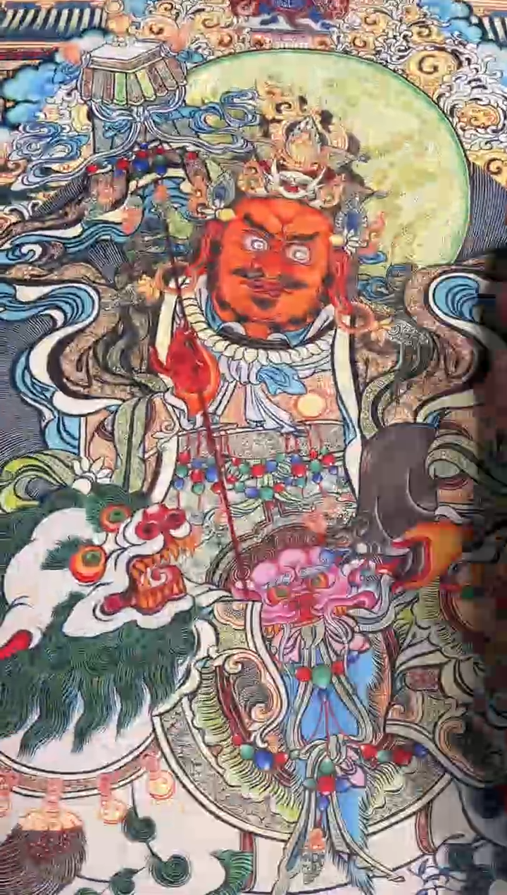 卷轴画曦曦的唐卡tk160