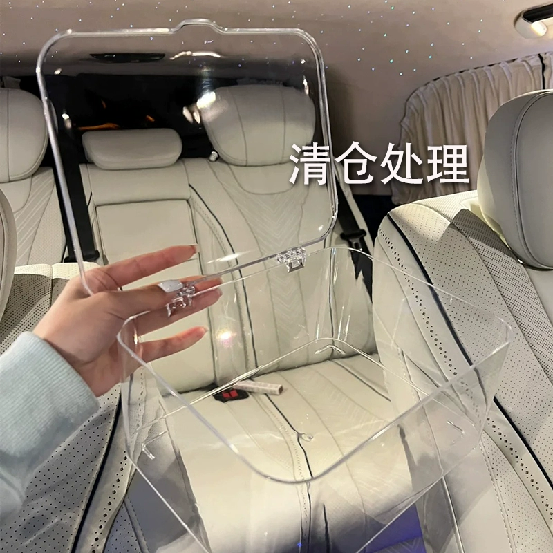 【翻盖式收纳盒】亚克力桌面不杂乱收纳家用化妆品防尘收纳盒大容量