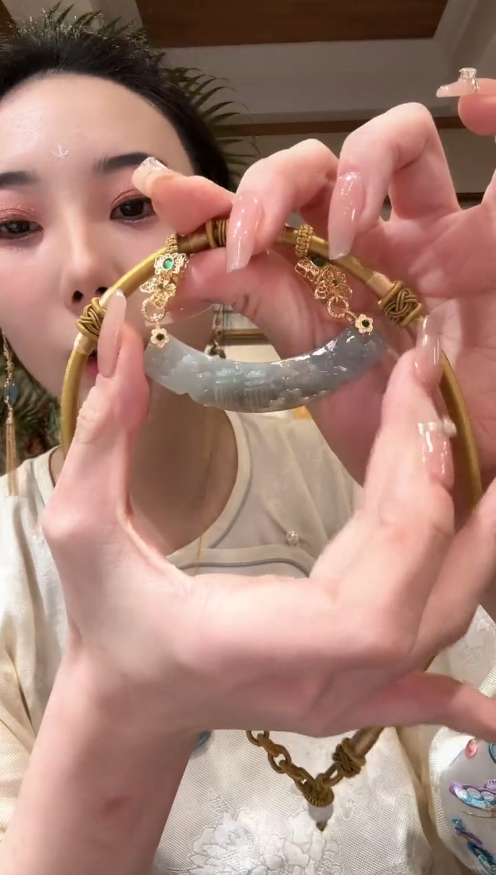 【闪购商品】翡翠颈饰未镶嵌国风