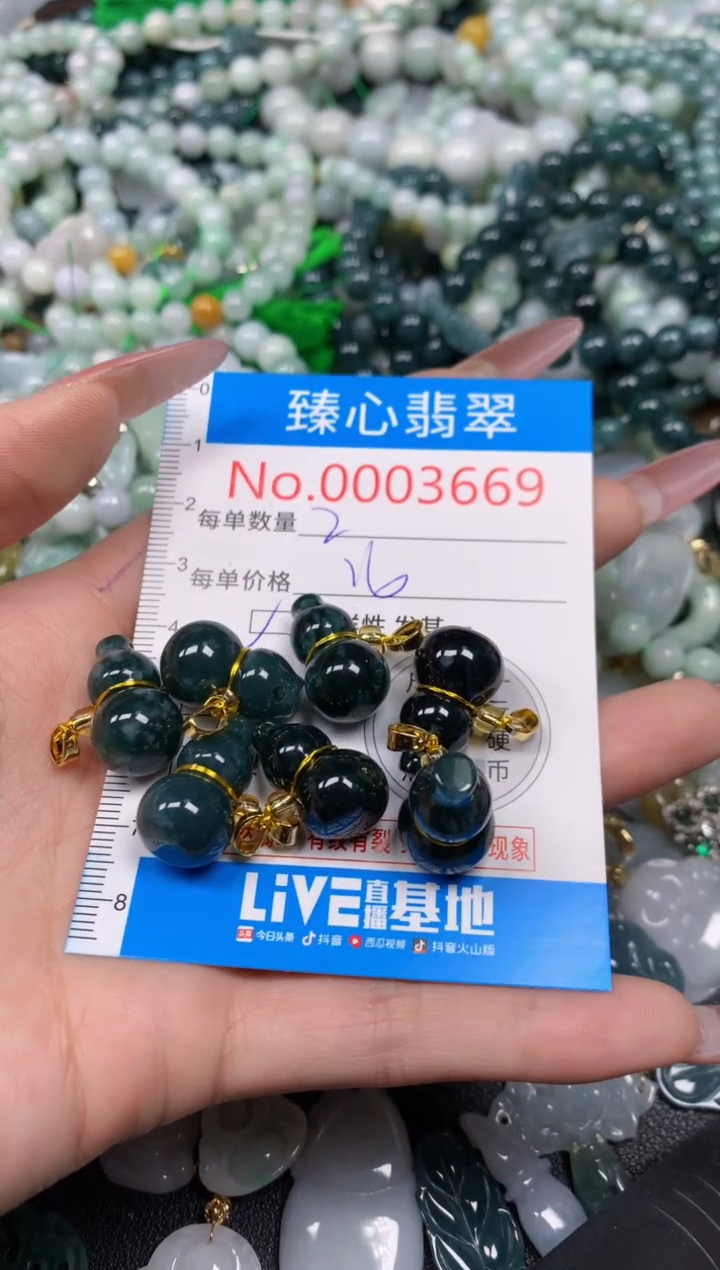 【闪购商品】翡翠颈饰未镶嵌含绳0003669